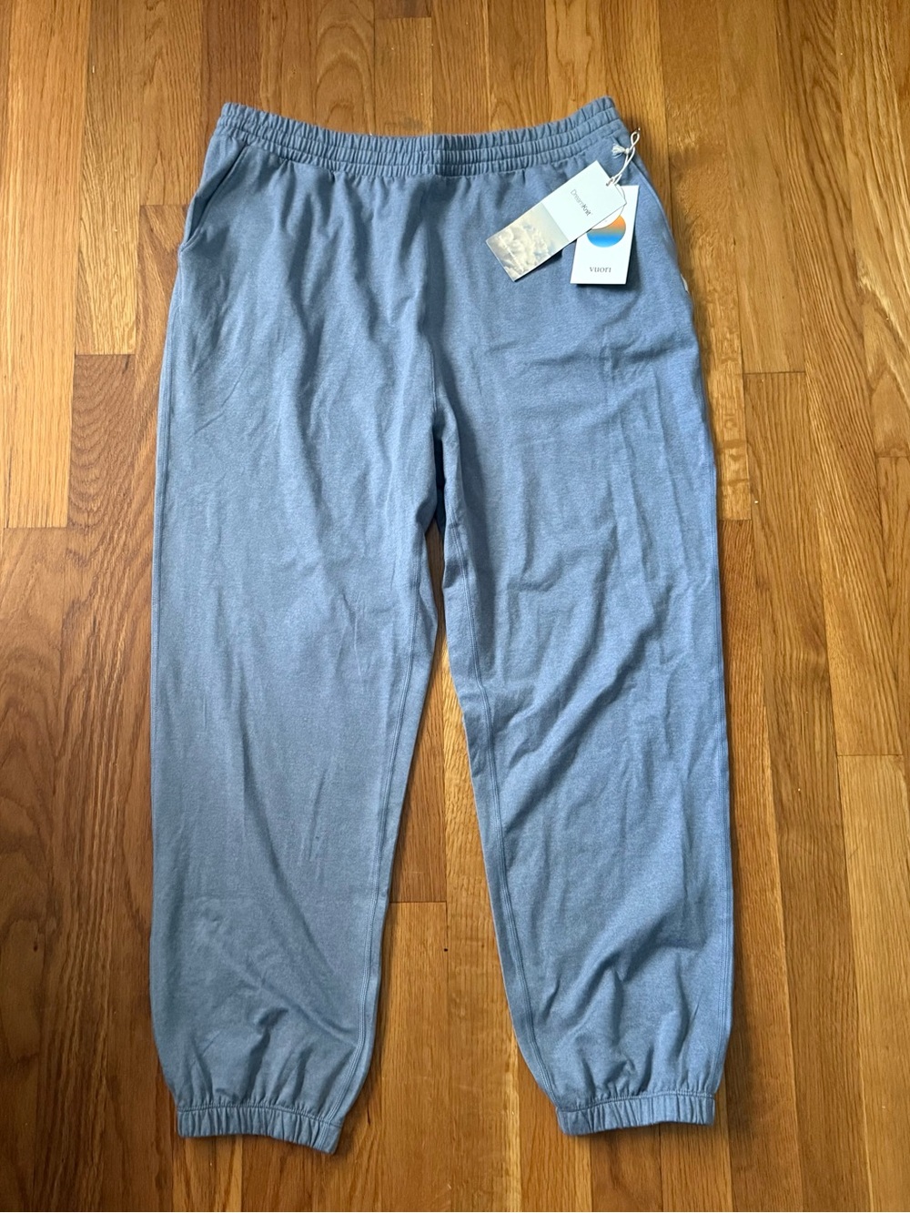 Vuori Boyfriend Joggers Women’s Large Blue Heron Heather